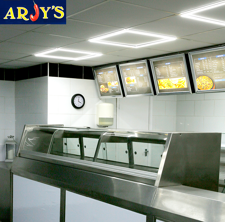 Arjy's Fish and Chips, Indian Food, Burgers, Pizza and more